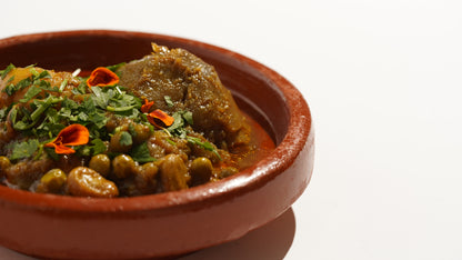PLAT DU JOUR (MARDI) : TAJINE QOQ, FOUL & JELBANA